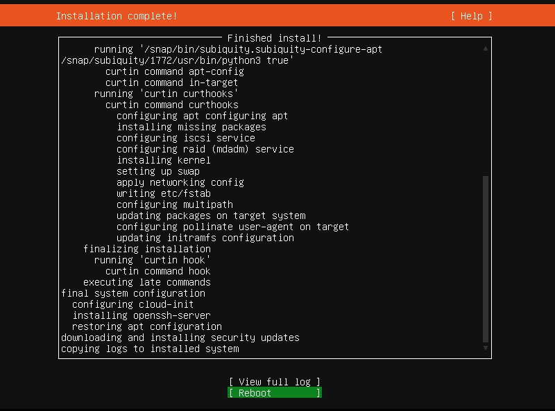 安装Ubuntu 20.04 LTS服务器系统第12张